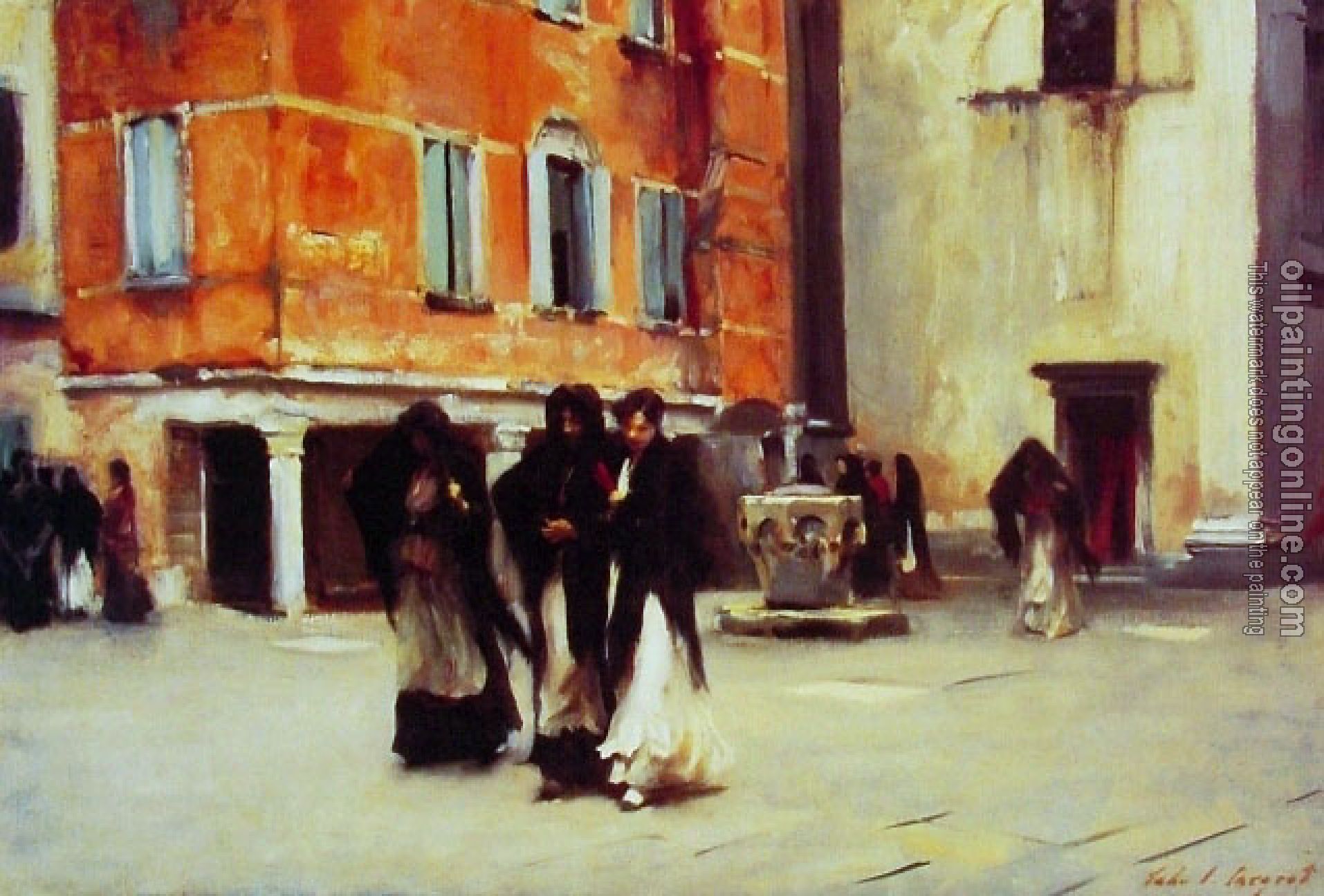 Sargent, John Singer - Sortie de l'eglise campo san canciano venice